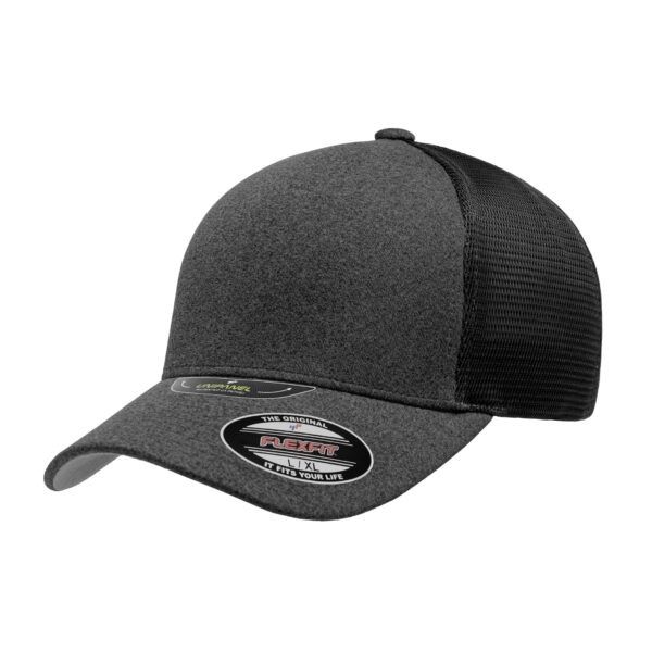 Flexfit Unipanel Trucker Mesh Cap - Dark Grey