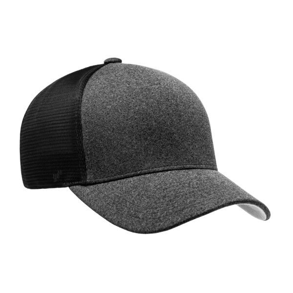 Flexfit Unipanel Trucker Mesh Cap - Dark Grey