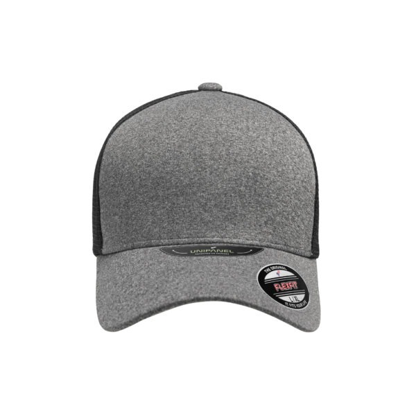 Flexfit Unipanel Trucker Mesh Cap - Heather Grey