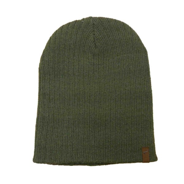 Rib Beanie - Green Tea