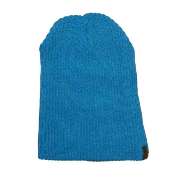 Rib Beanie - Blue Aster