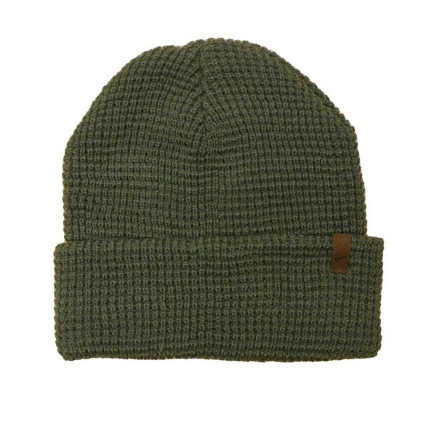 Waffle Beanie - Green Tea