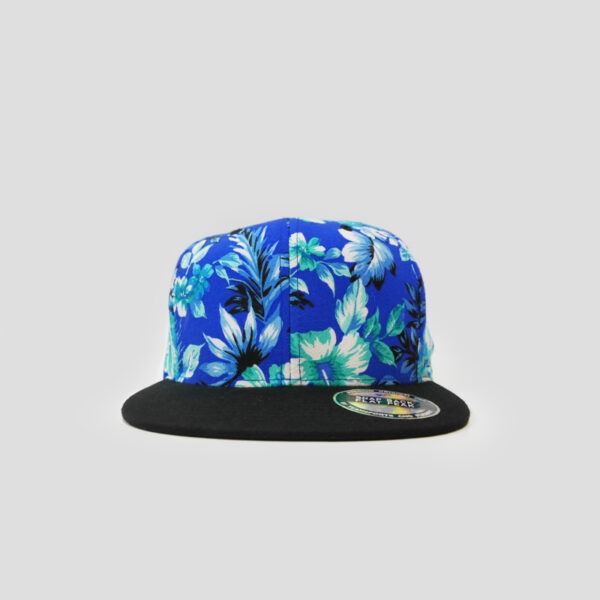 Crown Floral - Blue/Black