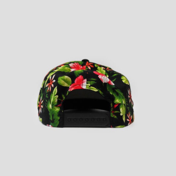 Crown Floral - Coral/Black