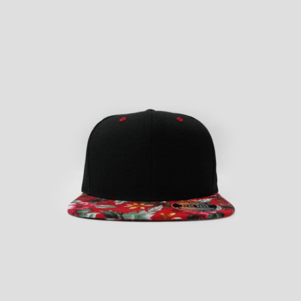 Floral Peak - Black/Red