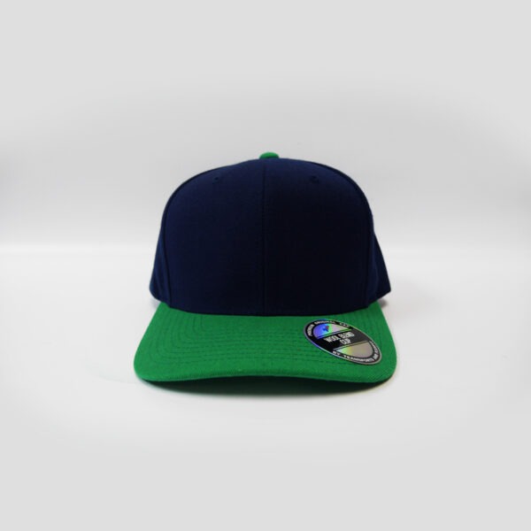 Woolblend - Navy/Green