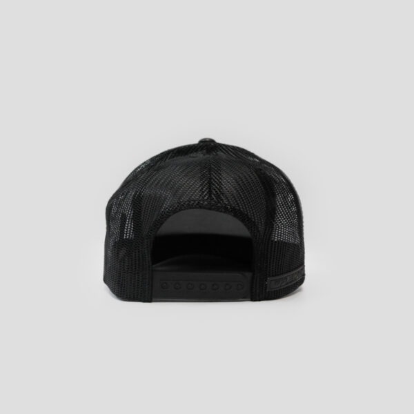 Leather High Trucker - Black