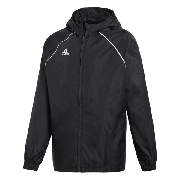 Youth Core Rain Jacket - Black/White