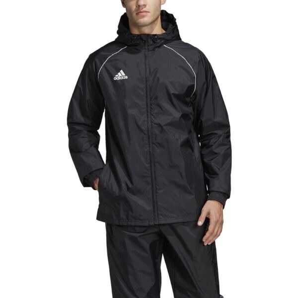 Core Rain Jacket - Black/White