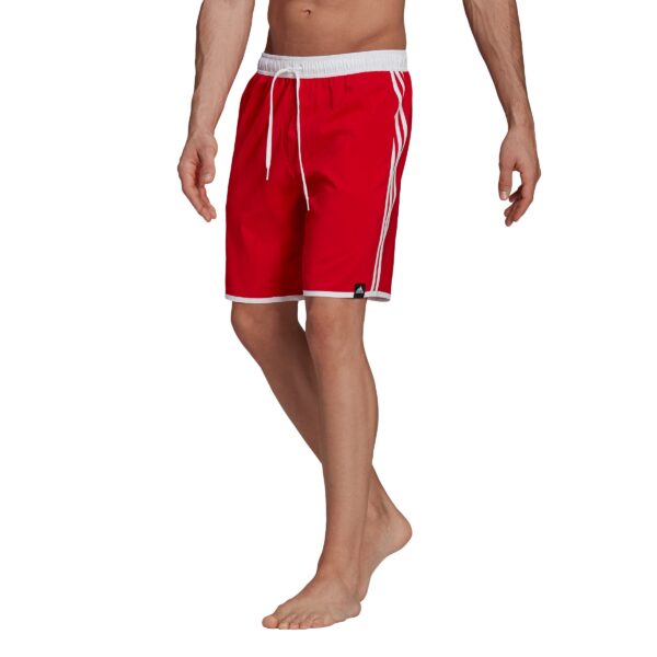 3-Stripes Swim Shorts - Scarlet