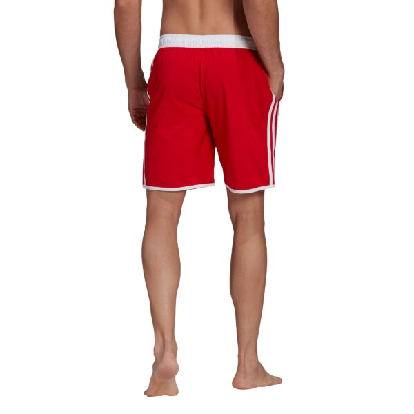 3-Stripes Swim Shorts - Scarlet