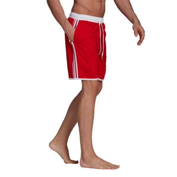 3-Stripes Swim Shorts - Scarlet