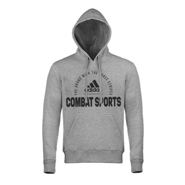 Combat Sports Hoody - Heather Grey/Black