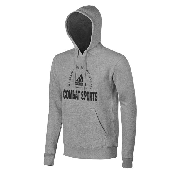 Combat Sports Hoody - Heather Grey/Black