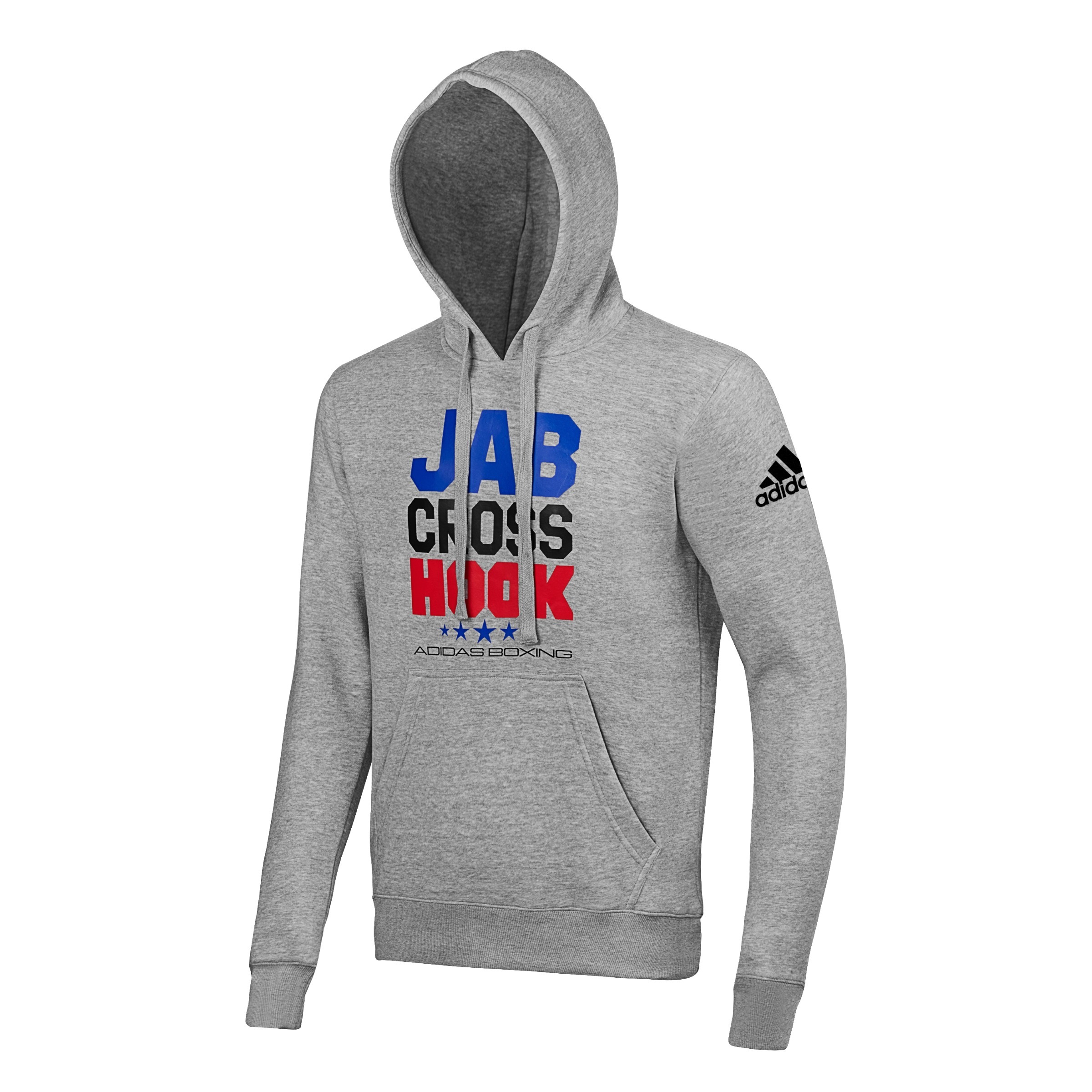 Jab Cross Hook Hoody - Heather Grey/Black