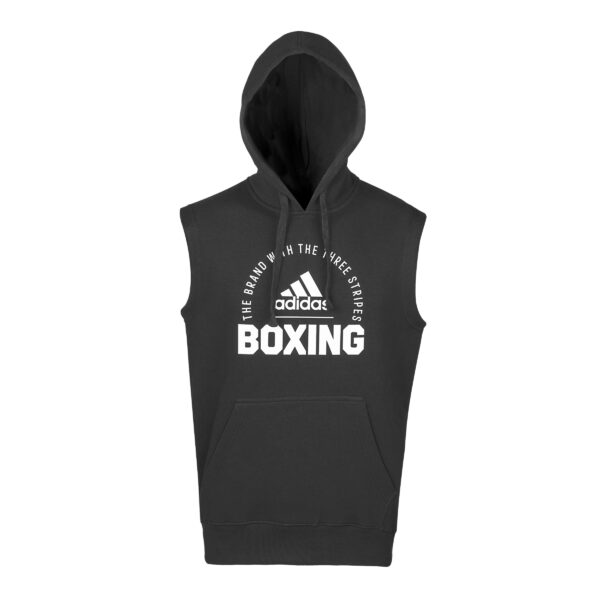 Combat Sports Sleeveless Hoody - Black/White