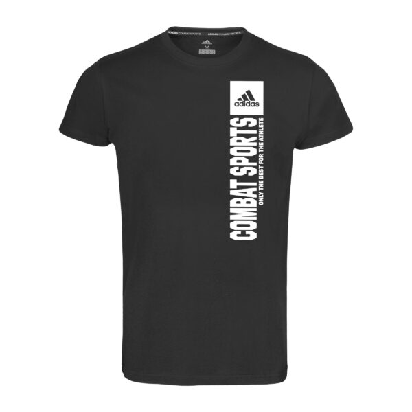 Combat Sports Vertical Tee - Black/White