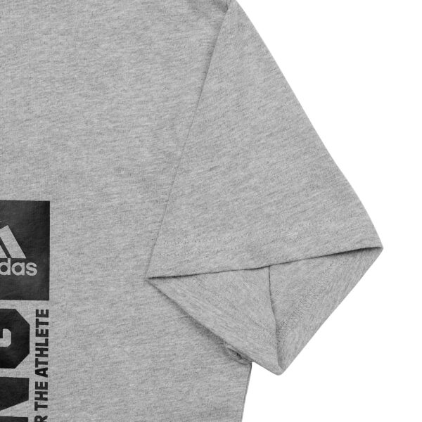 Combat Sports Vertical Tee - Heather Grey/Black