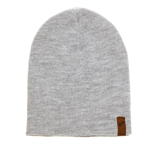 Rib Beanie - Heather Grey