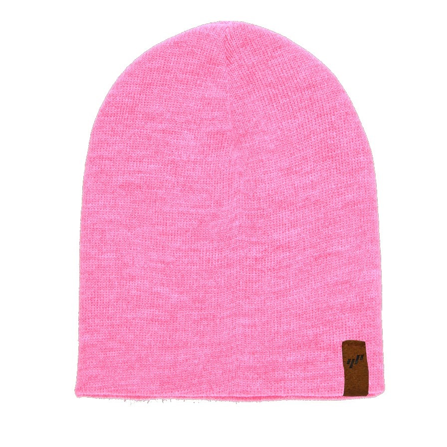 Rib Beanie - Pink