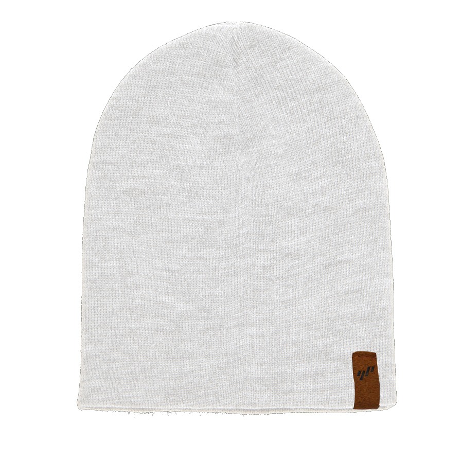 Rib Beanie - White