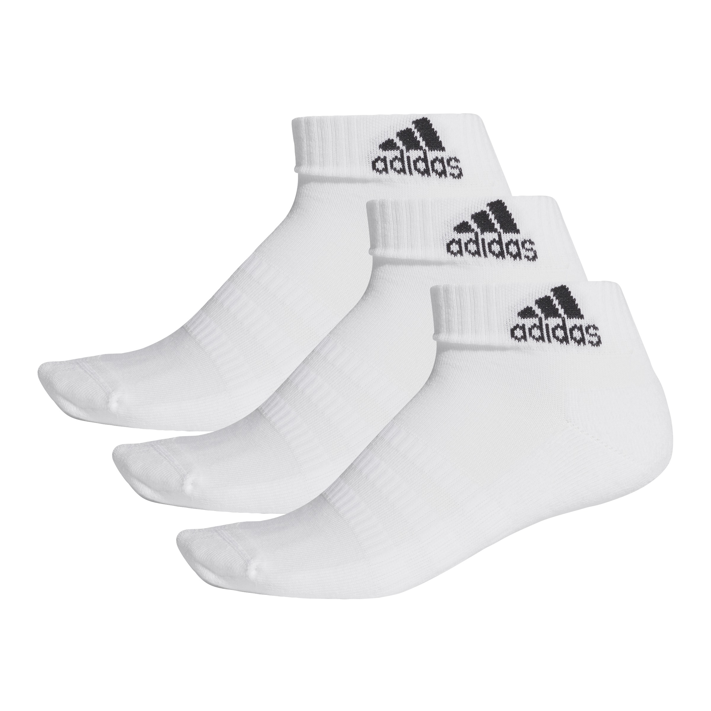 Cushioned Ankle Socks 3 Pairs - White