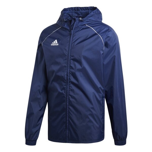 Core Adult Rain Jacket - Dark Blue/White