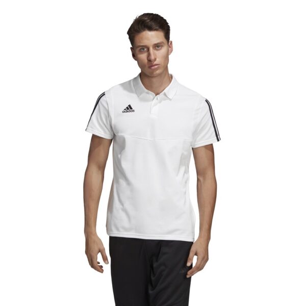 Tiro Cotton Polo - White/Black