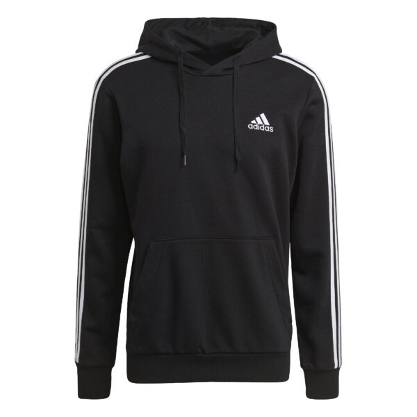 Essentials 3-Stripes Hoodie - Black