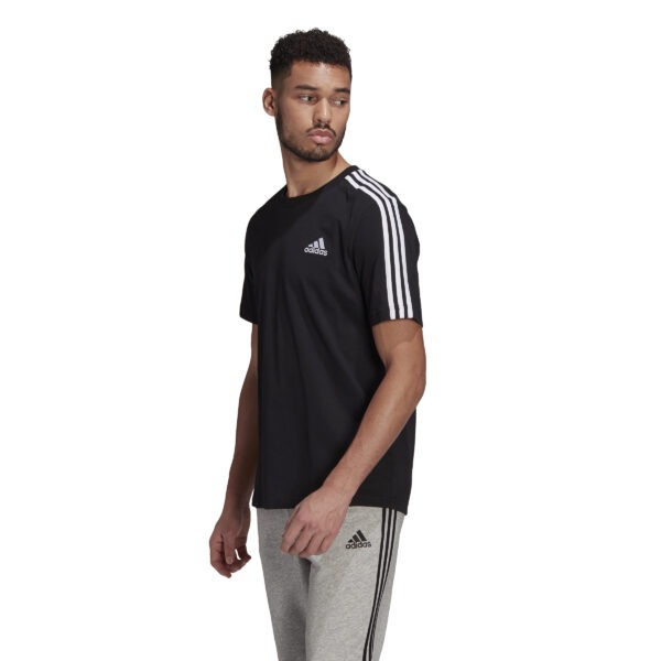 Essentials 3-Stripes Tee - Black