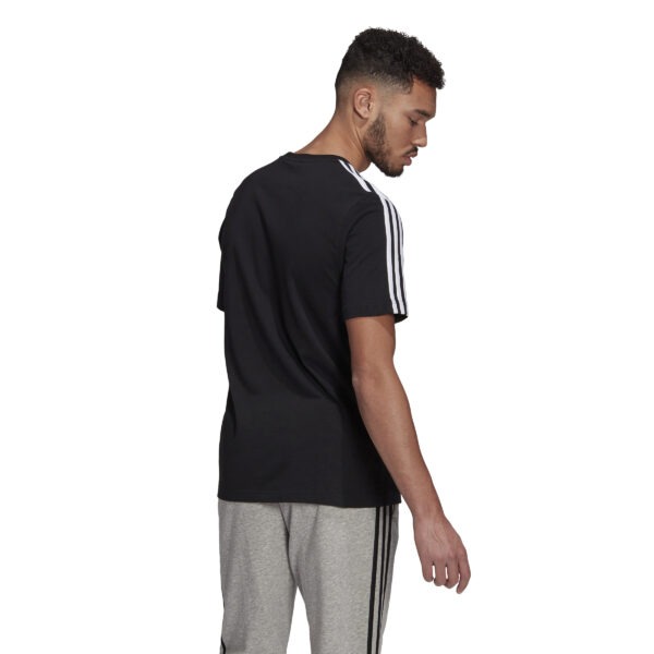 Essentials 3-Stripes Tee - Black