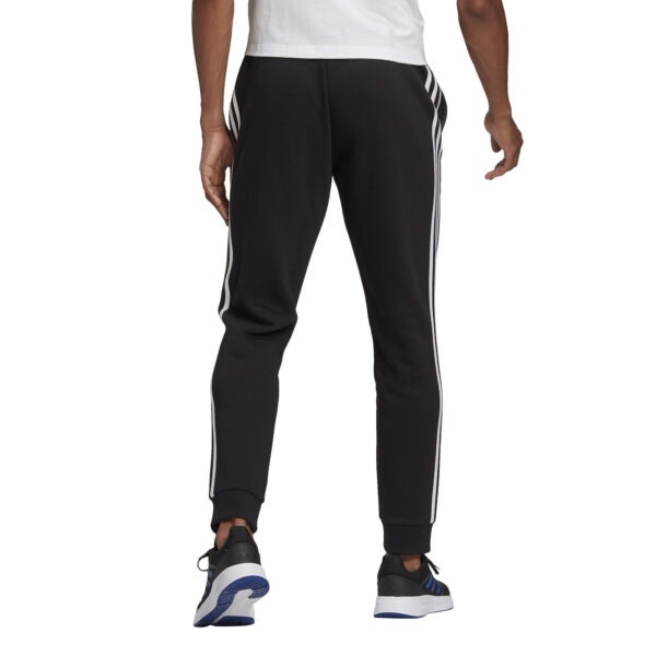 Essentials Fleece Tapered Cuff 3-Stripes Pants