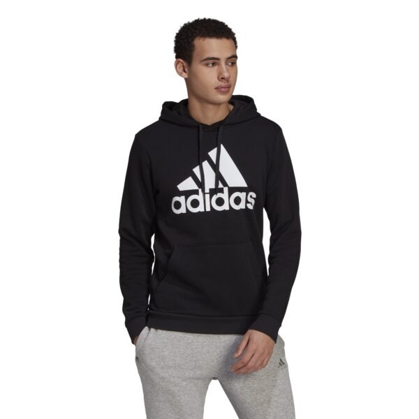 Essentials Fleece Big Logo Hoodie - Black