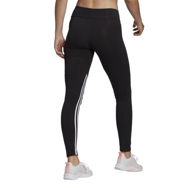 Essentials Cut 3-Stripes Leggings - Black