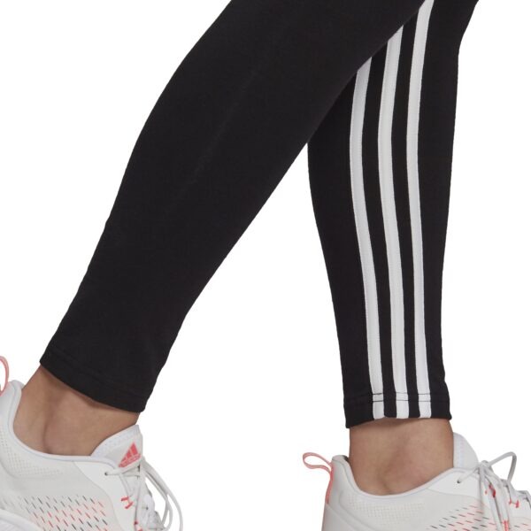 Essentials Cut 3-Stripes Leggings - Black