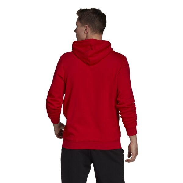 Essentials Fleece Big Logo Hoodie - Scarlet/White