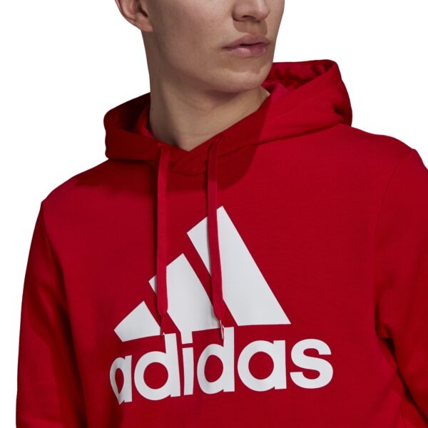 Essentials Fleece Big Logo Hoodie - Scarlet/White