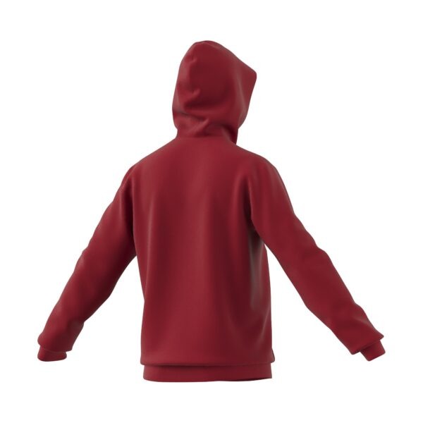 Essentials Fleece Big Logo Hoodie - Scarlet/White