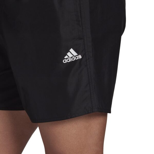 Solid Swim Shorts - Black