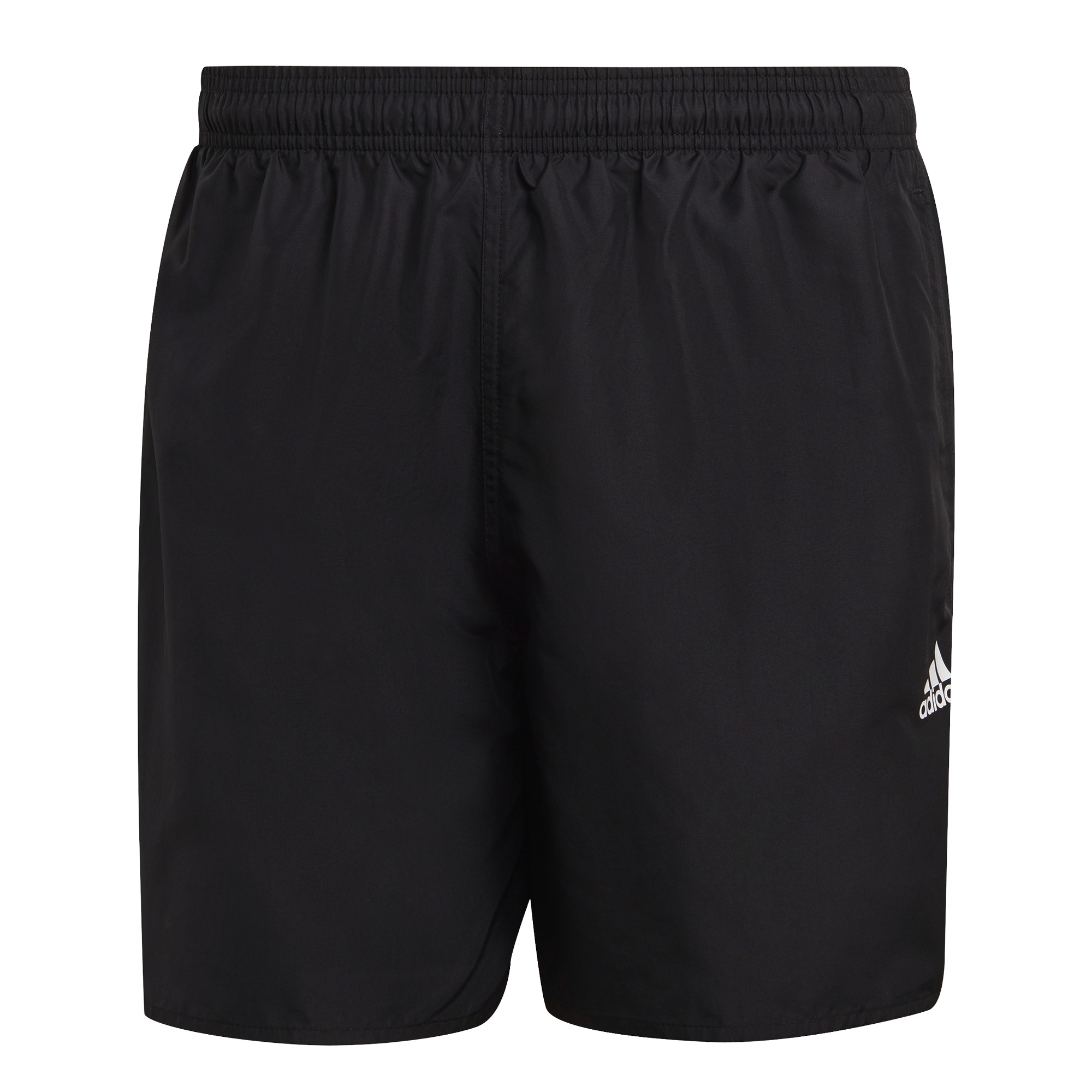 Solid Swim Shorts - Black