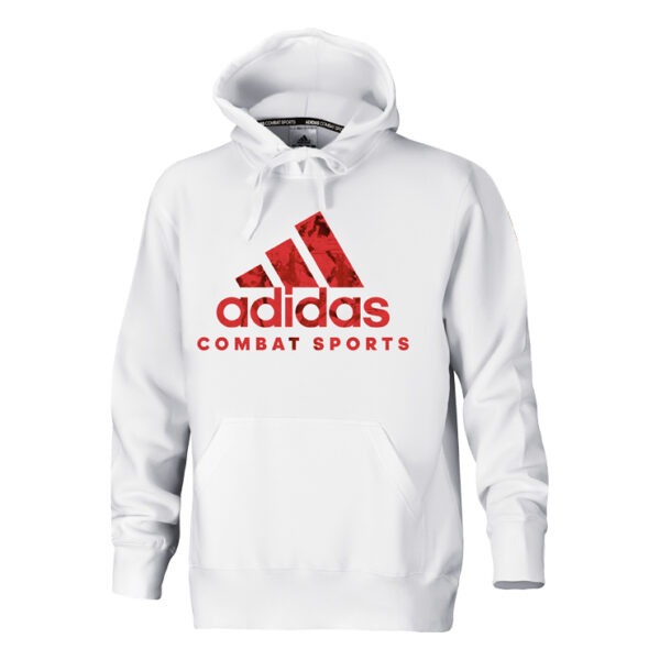 Combat Sports Hoodie - White/Red