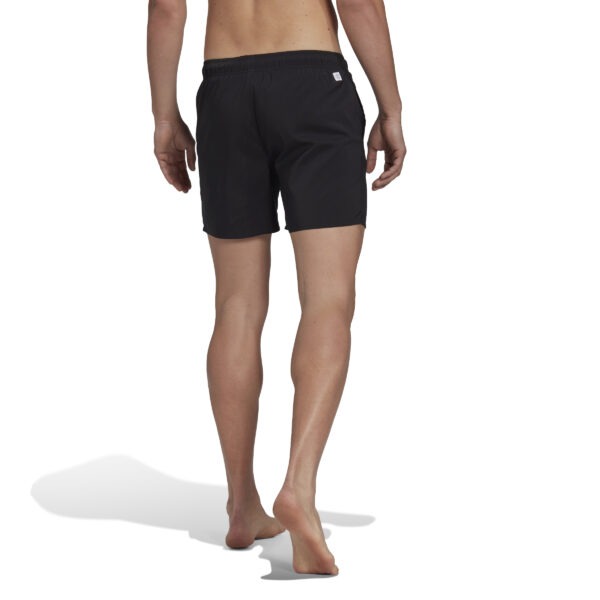 Solid Swim Shorts - Black