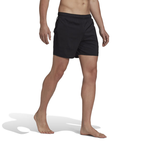 Solid Swim Shorts - Black