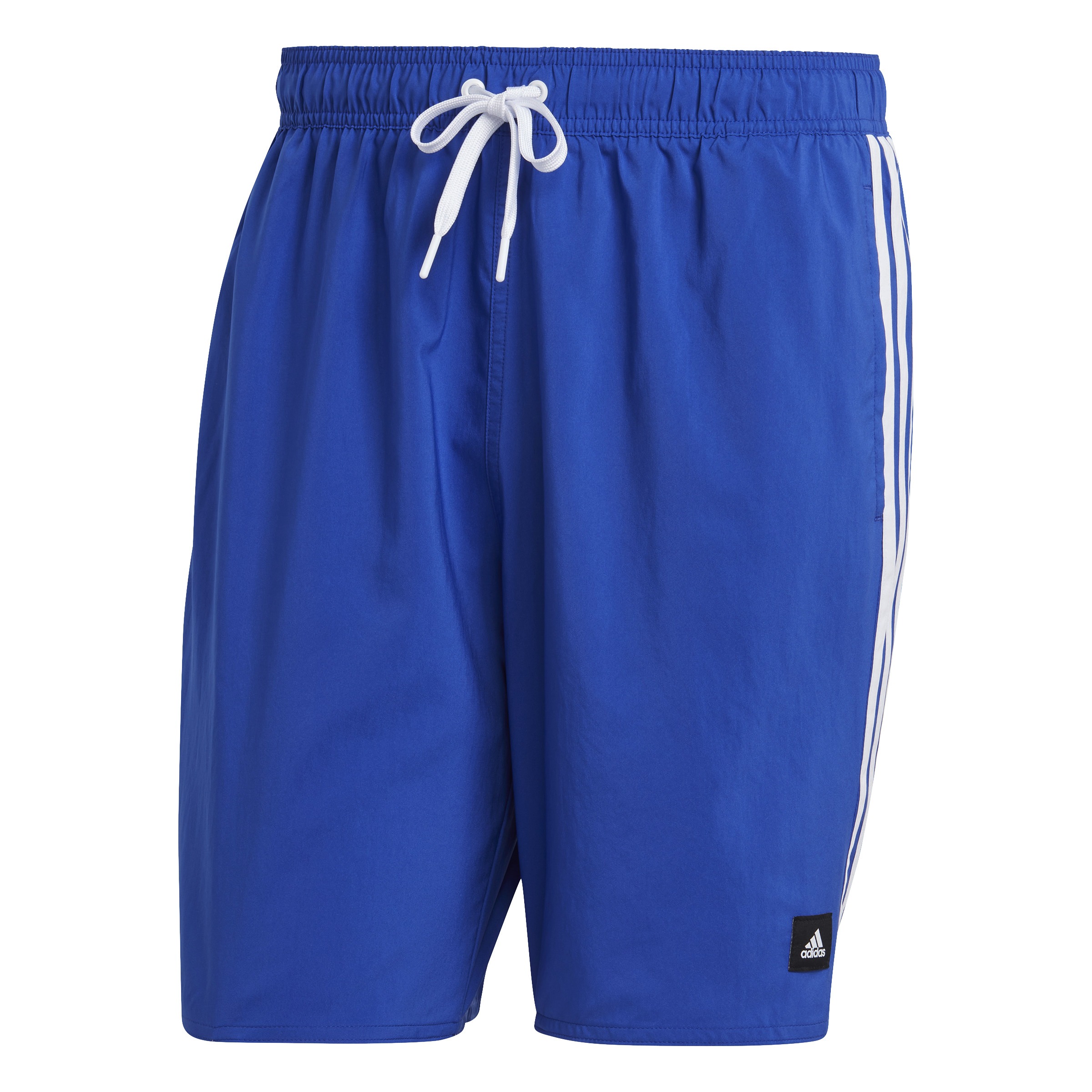 CLX 3-Stripe Swim Shorts - Lucid Blue / White