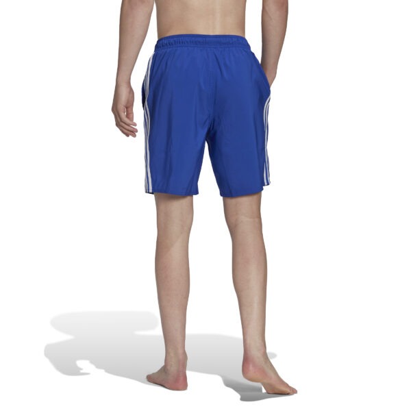 CLX 3-Stripe Swim Shorts - Lucid Blue / White