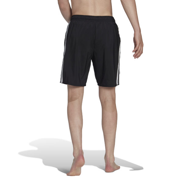 CLX 3-Stripe Swim Shorts - Black / White