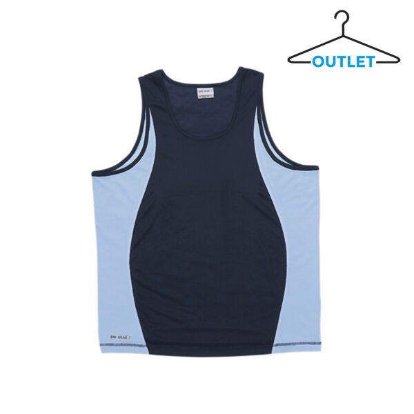 Dri Gear Active Contrast Singlet - Mens