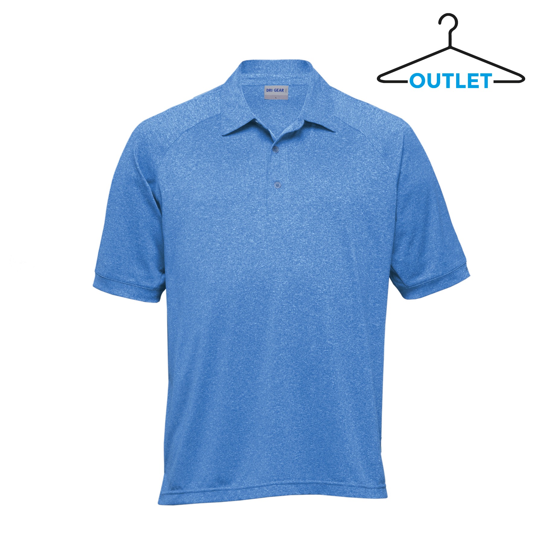 Dri Gear Melange Polo - Mens