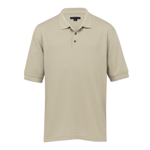 Jacquard Ottoman Balmoral Polo - Mens