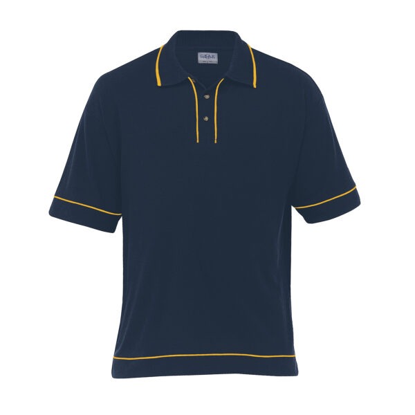 Retro Waffle Polo - Mens